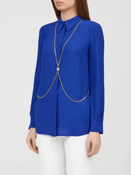 Блуза Elisabetta Franchi синя