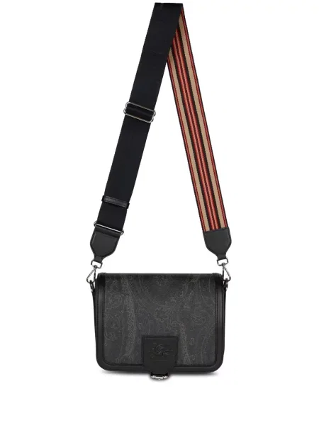 Geantă Etro cu imagine cu model paisley negru