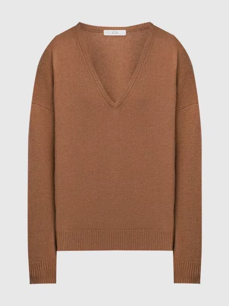Пуловер з кашеміру Co коричневий