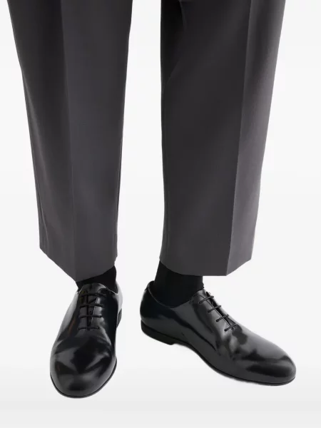 Oxford Jil Sander cu șireturi din dantelă negru