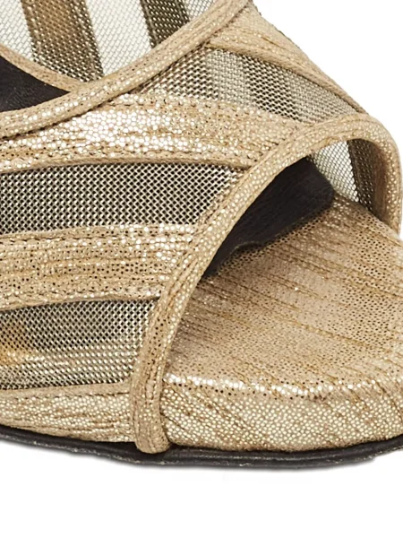 Pantofi cu toc Pierre Hardy din piele de căprioară galben