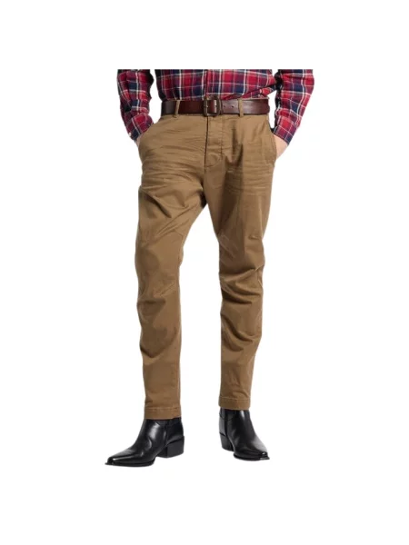 Сhinosy Dsquared2 brązowe
