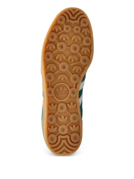 Cămașă Adidas cu dungi cu broderie clasică gri