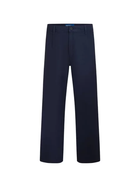 Pantaloni chino Karl Lagerfeld Jeans albastru
