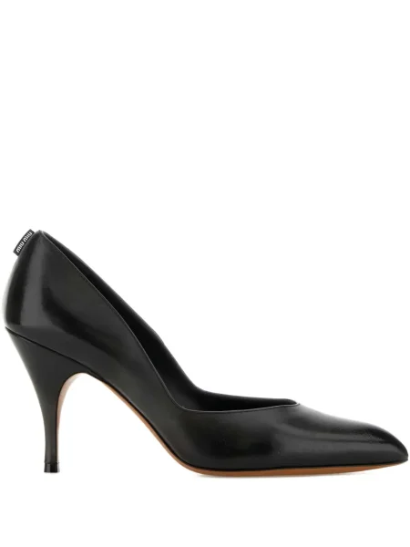 Pantofi cu toc Miu Miu din piele negru