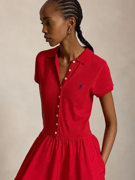 Расклешенное платье Polo Ralph Lauren