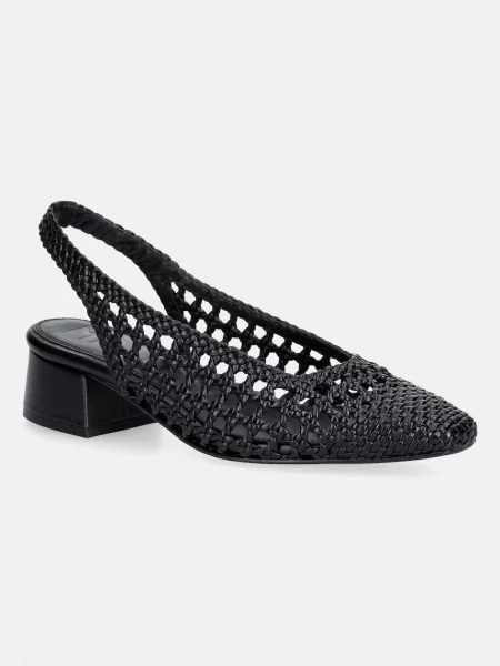 Souliers Martinez pantofi cu cu călcâiul deschis din piele NOVA TARRAGONA negru