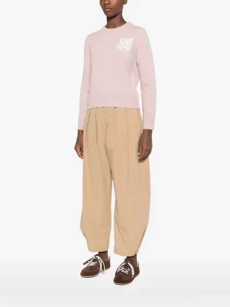 Pulover Maison Kitsune roz