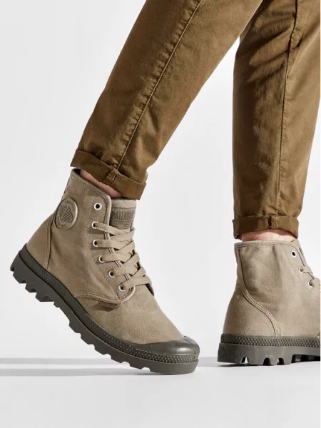Turistická obuv Palladium Pampa Hi zelená