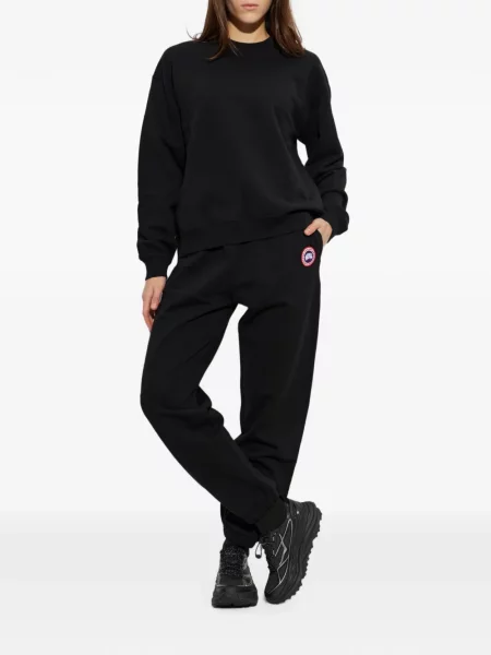 Τρέξιμο παντελόνι Canada Goose με αυτόγραφο μαύρο