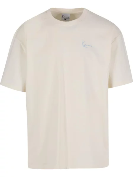 Karl Kani Tricou albastru marin / albastru deschis / murdar alb
