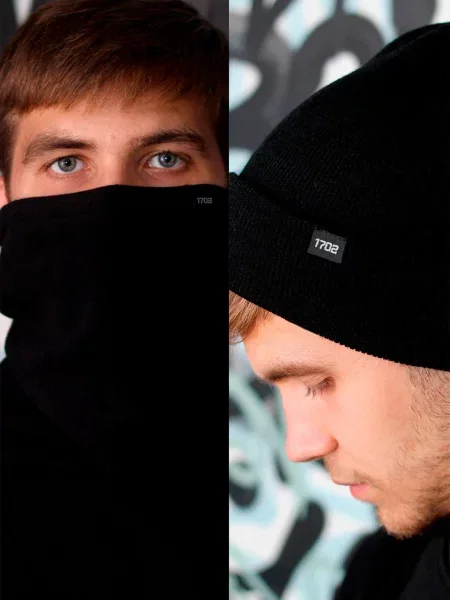 Шарф Without черный