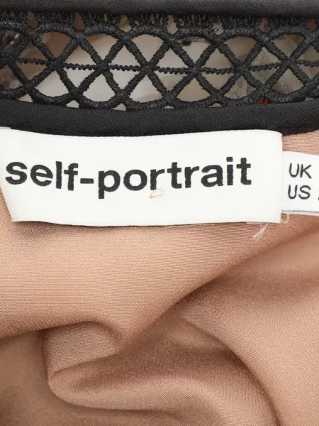 Sukienka midi Self-portrait do kolan garniturowa