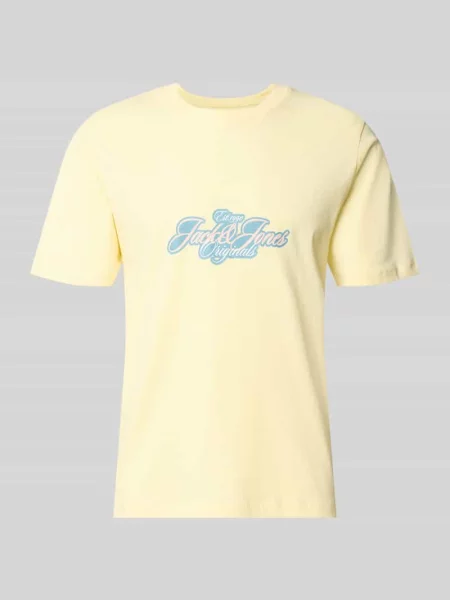 T-shirt z nadrukiem z logo model CASSIS' Jack & Jones