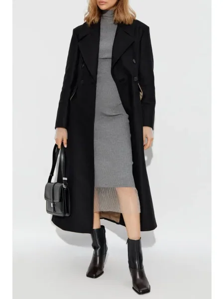 Rochie midi Sportmax până la genunchi de costum gri
