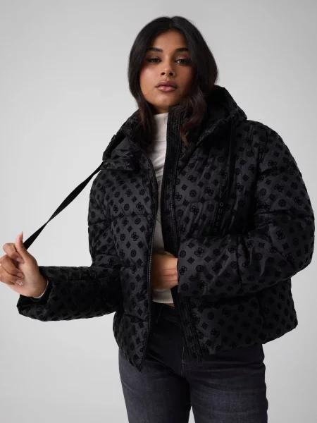 GUESS Geacă New Daisy negru