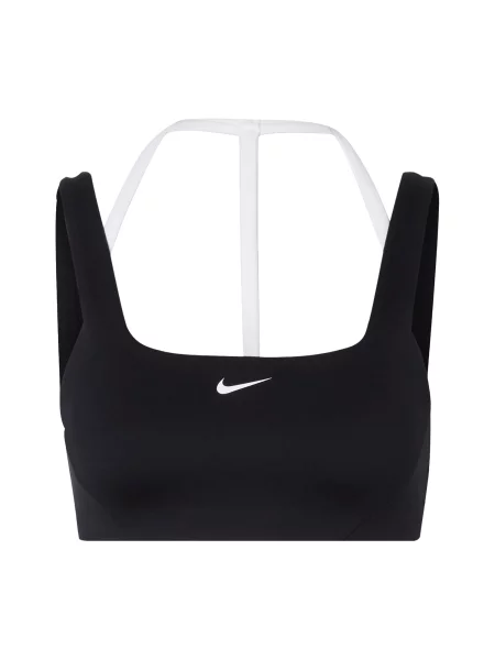 NIKE Sutien sport verde mentă negru
