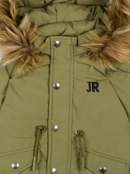 Futro dziecięce John Richmond zielone