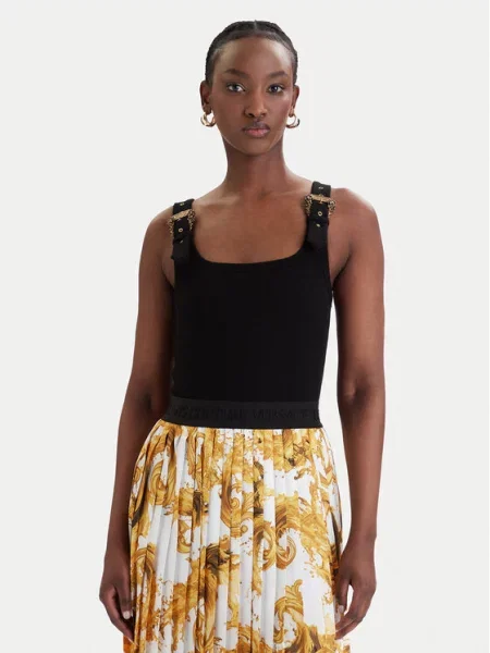 Top Versace Jeans Couture czarny