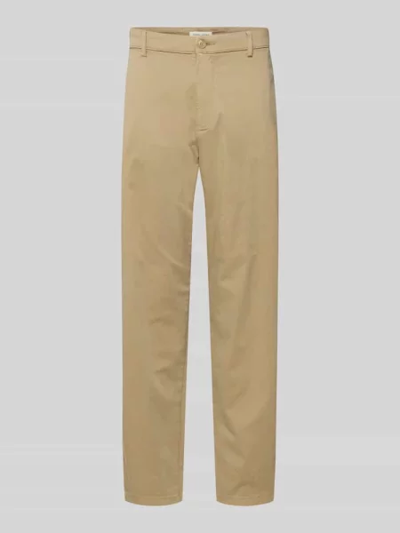 Chinosy o kroju tapered fit z kieszenią z tyłu Casual Friday