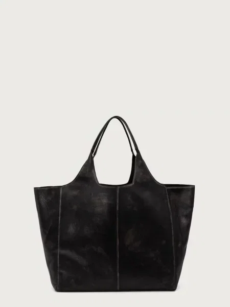 Stand Studio geantă shopper pentru femei din piele Lily negru