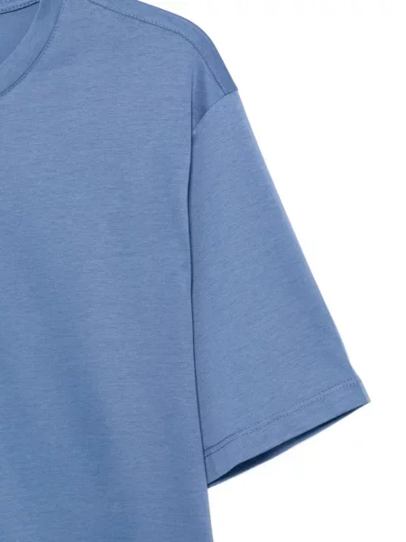 Tricou Kangra cu decolteu rotund albastru