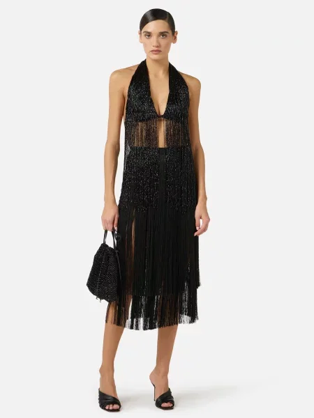 Топ Elisabetta Franchi чорний