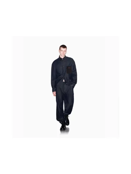 Koszula dżinsowa Armani Exchange niebieska