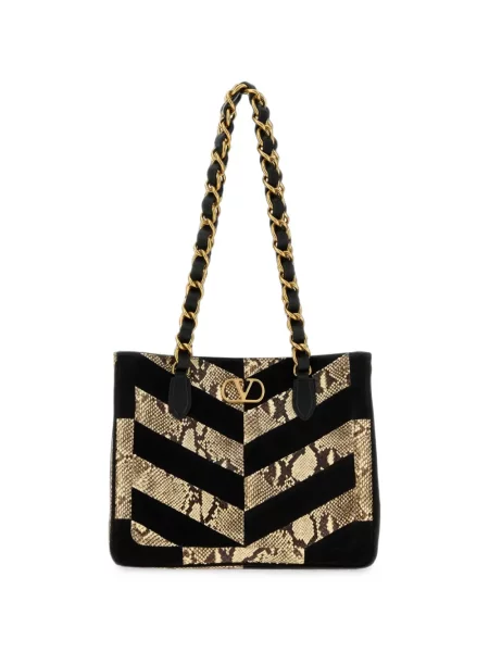 Geantă shopper Valentino Garavani negru