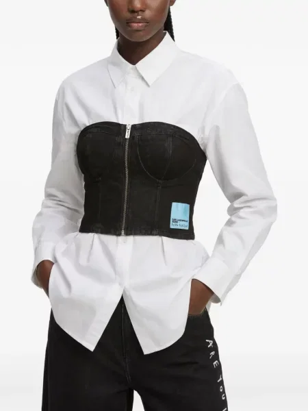 Top Karl Lagerfeld Jeans negru