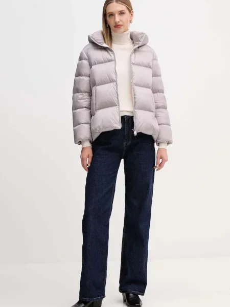 Пухова куртка Hetrego ARINA зимова oversize фіолетовий