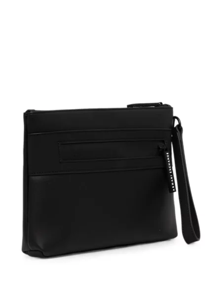 Curea Armani Exchange cu autograf negru