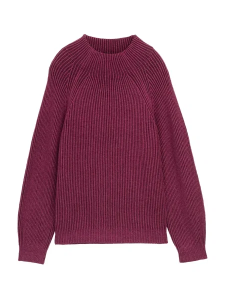 TOM TAILOR Pulover mov zmeură