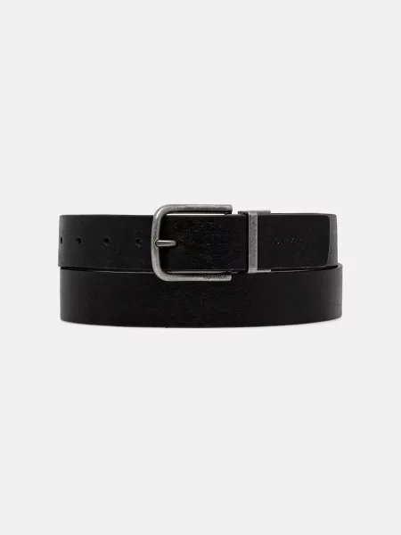 Calvin Klein dvostrani remen za muškarce kožni crna