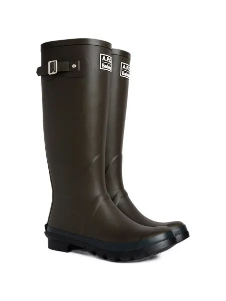 Botine Barbour cu autograf verde