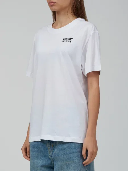 Футболка Moschino Jeans біла