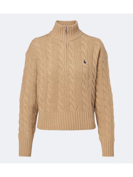 Pulover Polo Ralph Lauren de lână bej