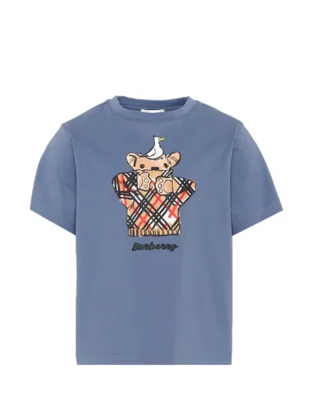 Koszulka dziecięca Burberry niebieska
