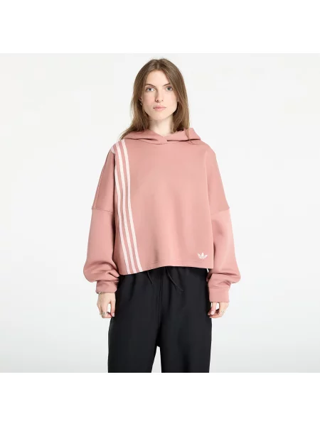 Суитшърт adidas Off Placed Hoodie Warm Clay L розово