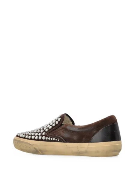 Sneakerși Golden Goose maro