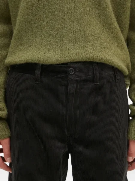 Pantaloni Norse Projects de catifea cord verde