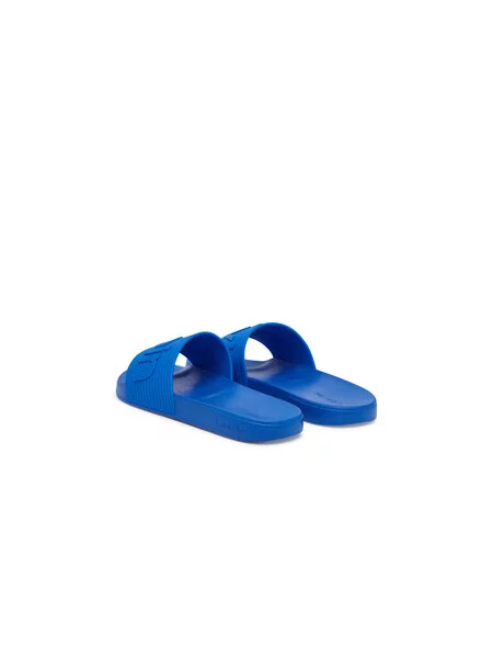 Calvin Klein Šľapky Nemo Contoured Emblem Logo Sliders modrá