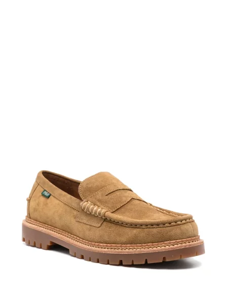 Curea Polo Ralph Lauren de in cu broderie albastru