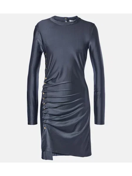 Rochie Rabanne din jerseu gri