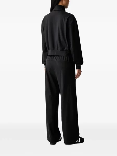 Hanorac Adidas cu broderie cu dungi alergare roz