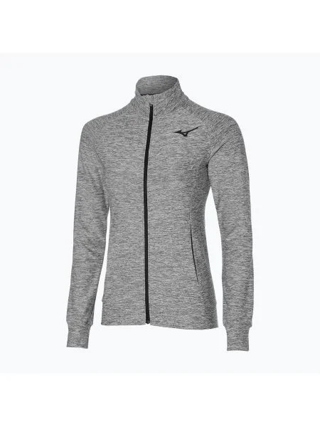 Дамско тенис яке Mizuno Training меланж сив