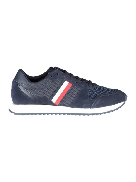 Trampki Tommy Hilfiger skórzane niebieskie