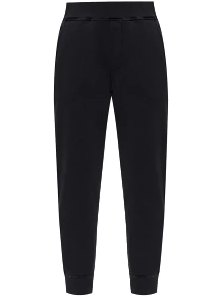 Pantaloni Dsquared2 cu broderie negru