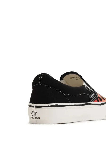 Sneakerși Kamiya slip-on negru