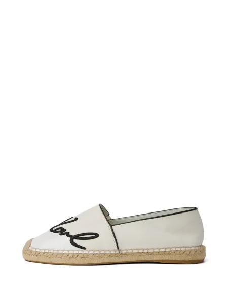 Espadrile Karl Lagerfeld alb